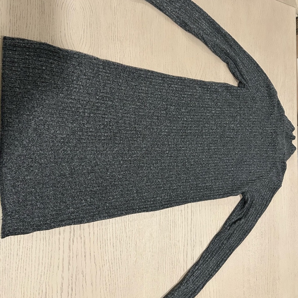 Wilfred Charcoal Cowl Neck Sweater